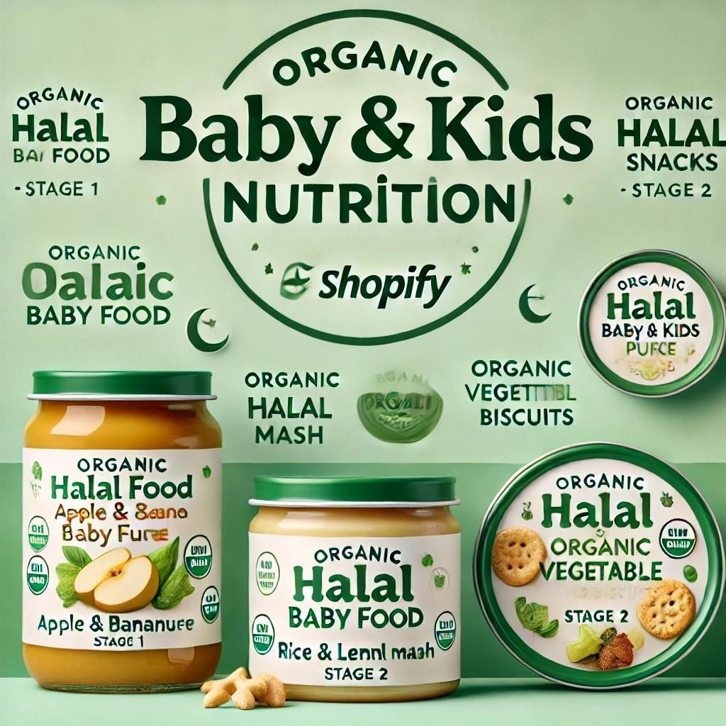 Organic Halal Baby and Kids' Nutritional Products.