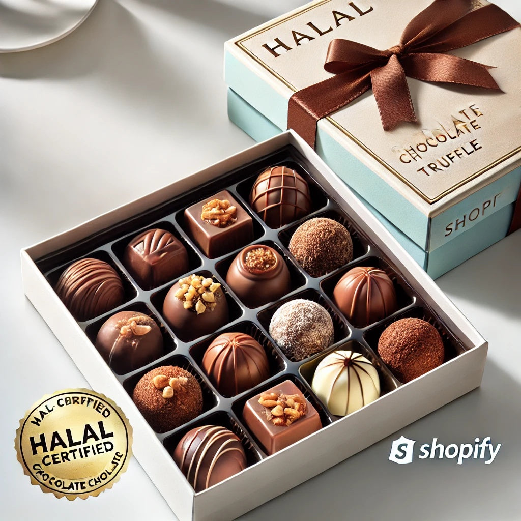 Halal Artisanal Chocolate Truffle Box