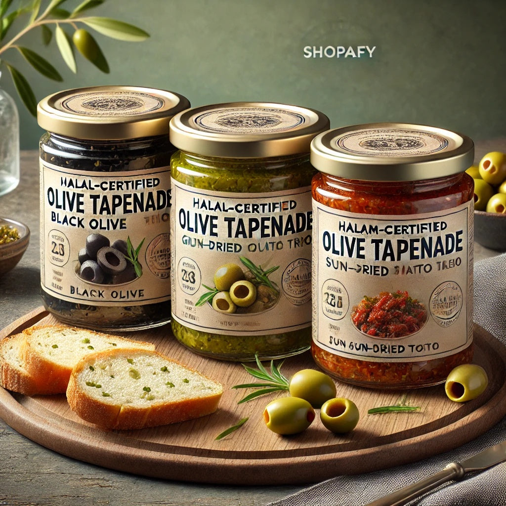 Halal Gourmet Olive Tapenade Trio