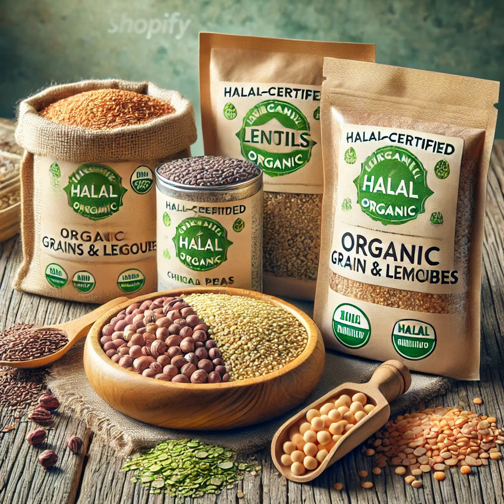 Halal Organic Grain and Legume Bundle