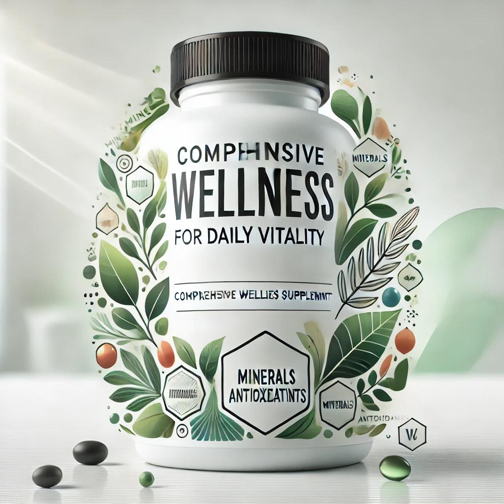 Comprehensive Wellness Supplement for Daily Vitality – With Vitamins, Minerals, and Antioxidants