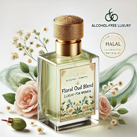 Floral Oud Blend Perfume – Alcohol-Free Luxury for Women