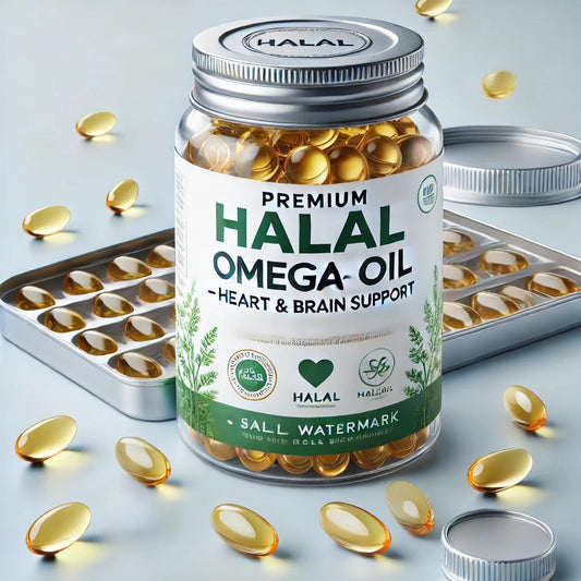 Premium Halal Omega-3 Fish Oil – Heart & Brain Support